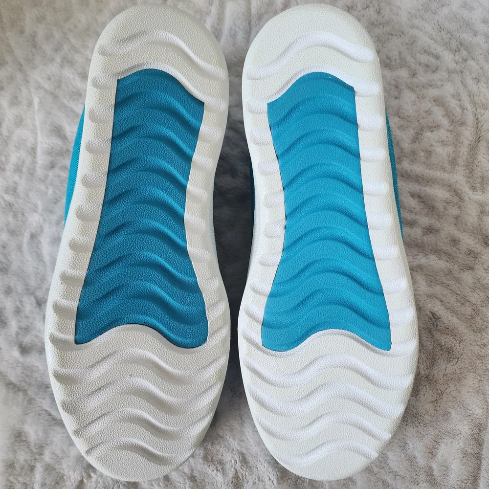 Allbirds Women's Canvas Pacers Sneakers Sz 8 Thrive Teal Clarity Blue